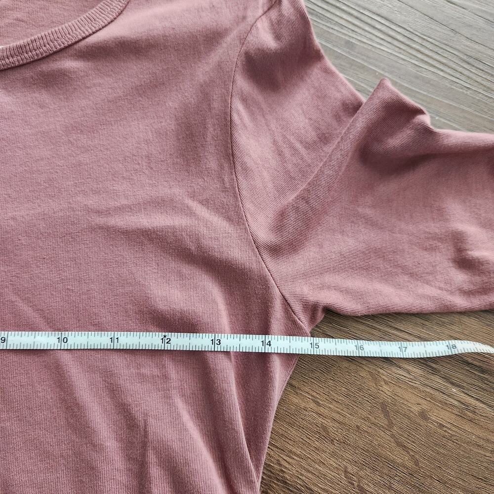 XÍRENA Wiley Long Sleeve Gathered Maxi Dress XS In Dark Rose Minimalist Fall - Picture 8 of 8